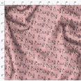 thumbnail image 4 of Soimoi Poly Georgette Fabric Floral Love Text Print Fabric by Yard 42 Inch Wide, 4 of 5