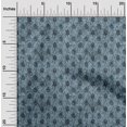 thumbnail image 2 of oneOone Silk Tabby Turquoise Green Fabric Abstract Sewing Material Print Fabric By The Yard 42 Inch Wide, 2 of 4