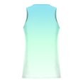 thumbnail image 3 of Débardeur Dégradé pour Hommes, Chemise Sans Manches avec Design Imprimé, Coupe Décontractée Col Rond pour Tenue Décontractée, Maison, Activités Extérieures et d'Été, 3 of 4