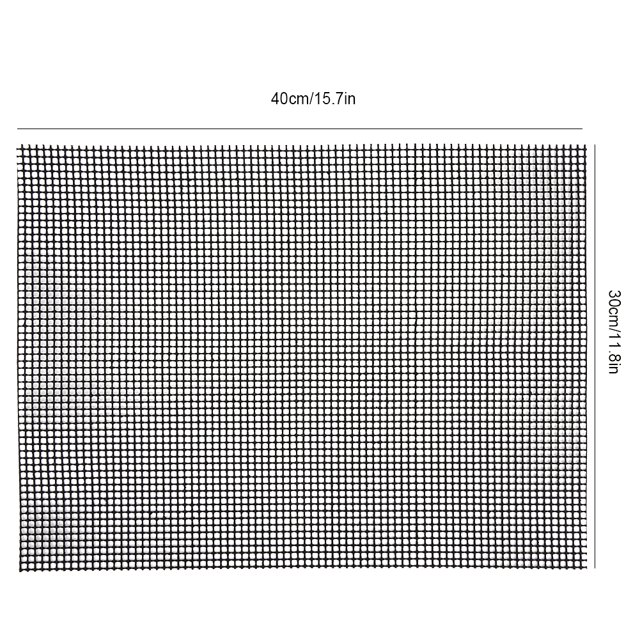 Food-Grade Materials Grill Mesh Mat, BBQ Mesh Mat, Reusable Easy To Clean For Charcoal Grills Electric Grills