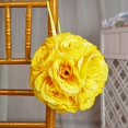 thumbnail image 2 of CHOK 2 Pack | 7” Mauve Flower Ball Silk Rose Pomander Kissing Ball, 2 of 11