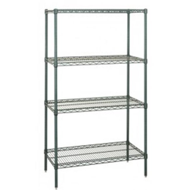 Quantum Storage WR74-2442P Étagère Grillagée Proform avec 4 Tablettes - 24 x 42 x 74 Po