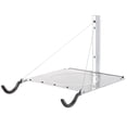 thumbnail image 1 of Delta Cycle et Support Mural pour Vélo Simple pour la Maison, Porte-Vélo Mural Pliable avec Tablette de Rangement Pouvant Supporter jusqu'à 50 Lb, Support Mural Horizontal pour Vélo de Garage, 1 of 5