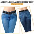thumbnail image 1 of letairis 2piece Adjustable Stretch Flat Buckle Belts Wear With Comfort Easy To Match 1Set, 1 of 6