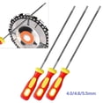 thumbnail image 4 of Luckyn 3 Pcs Round Chainsaw Saw Chain Files Sharpener for Woodwork Chainsaw 4.8 mm, 4 of 5