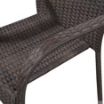 thumbnail image 5 of vidaXL 5 Piece Garden Dining Set Brown Poly Rattan, 5 of 5
