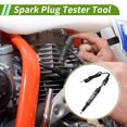 thumbnail image 2 of Unique Bargains 1Pc Spark Plug Tester Ignition Plastic and Metal Black Spark Plug Tester for Car Engine Tune-Up System Lawnmowers Diagnostic Test Tool, 2 of 6
