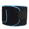 thumbnail image 3 of Waist Belt Skin-Friendly Non-Slip Adjustable Non- Strong Support Breathable For Yoga Black+Blue, 3 of 8