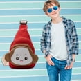 thumbnail image 4 of Cute Monkey Style Kids Messenger Bag, Small Shoulder Bag, Soft Fabric Material, Fun Design, For Children, School Use, Portable Storage, Playful Aesthetic, Lightweight Construction, Travel Hzhnb, 4 of 9