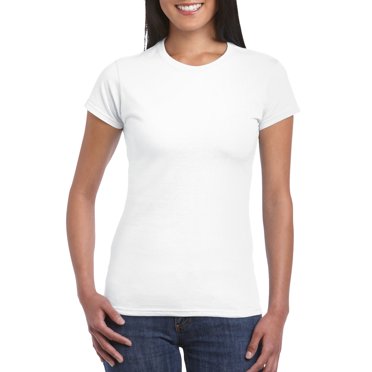 Gildan Ladies Softstyle  T-Shirt, 3XL, White