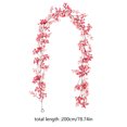thumbnail image 3 of TopLLC Décoration de Noël Guirlandes Suspendues en Rotin Artificiel de Noël avec Baies Rouges pour Escaliers Cheminée Murale Manteau Intérieur Extérieur Décor Halloween Maple Leaf Vine, 3 of 9