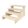 thumbnail image 4 of Tachiuwa Wood Display Riser Collectibles Display Stand for Ornaments Crafts Apartment 4 Layer 30cm, 4 of 9
