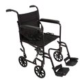 thumbnail image 2 of ProBasics Fauteuil Roulant de Transport en Aluminium - Fauteuil Roulant de Transport avec Siège de 19 Pouces - Noir, 2 of 4