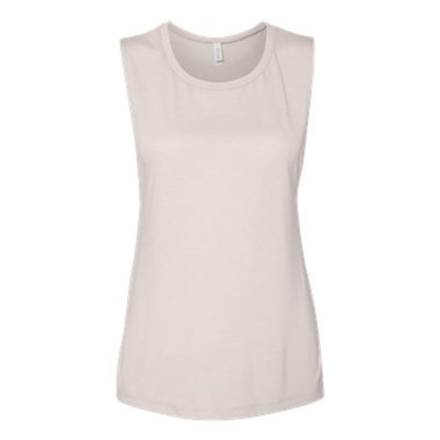 BELLA+CANVAS Débardeur Muscle Fluide pour Femmes, 2TG, Poussière Chiné