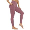 thumbnail image 1 of Birdeem Winter Women's Fashion Solid Color Double Pocket Comfortable Tight Leggings, 1 of 1