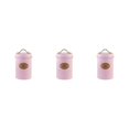 thumbnail image 3 of Wweixi Transparent Tea Jars For Storing And Displaying Favorite Tea Leaves Food Grade Metal Kitchen Storage Jars Jars Kitchen Pink tea 3Set, 3 of 6