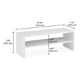 thumbnail image 4 of Mainstays 31" 2-Tier Stackable Shoe Rack, White, 4 of 6
