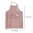 thumbnail image 3 of Lksixu Stripe Aprons Adjust Bib Aprons With Pockets Linen Cooking Kitchen Chef Apron For Women And Men Kitchen Gadgets, 3 of 6