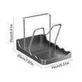 thumbnail image 3 of Storage Rack For Pot Lid And Tablecloth With V-shaped Groove Antis Slip And Water Tray Kitchen Desktop Storage Rack, 3 of 6
