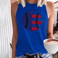 thumbnail image 2 of Birdeem T-Shirt Sans Manches Imprimé Mode pour Femmes Col Rond Ample, 2 of 12