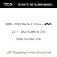 thumbnail image 2 of MAX Advanced Brakes - Front Brake Kit For 2017-2020 Cadillac XT5| Carbon Ceramic Brake Pad and Rotor Kit| Daily Driving OE Replacement Brake Rotors, 2 of 9