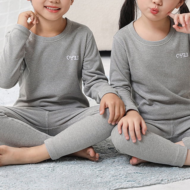 Pyjama pour Tout-Petits Filles Garçons en Coton Chaud Pjs pour Enfants