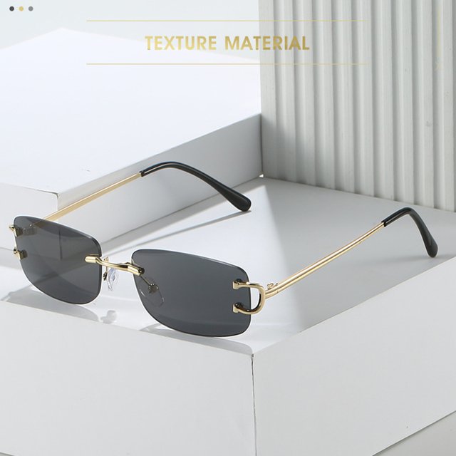 Baohd Trendy For Everyday Wear -proof Stylish Clear Lenses True Color Rectangle White 1Set