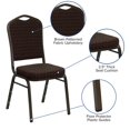 thumbnail image 2 of HERCULES Series Crown Back Stacking Banquet Chair in Burgundy Fabric - Gold Frame, 2 of 9