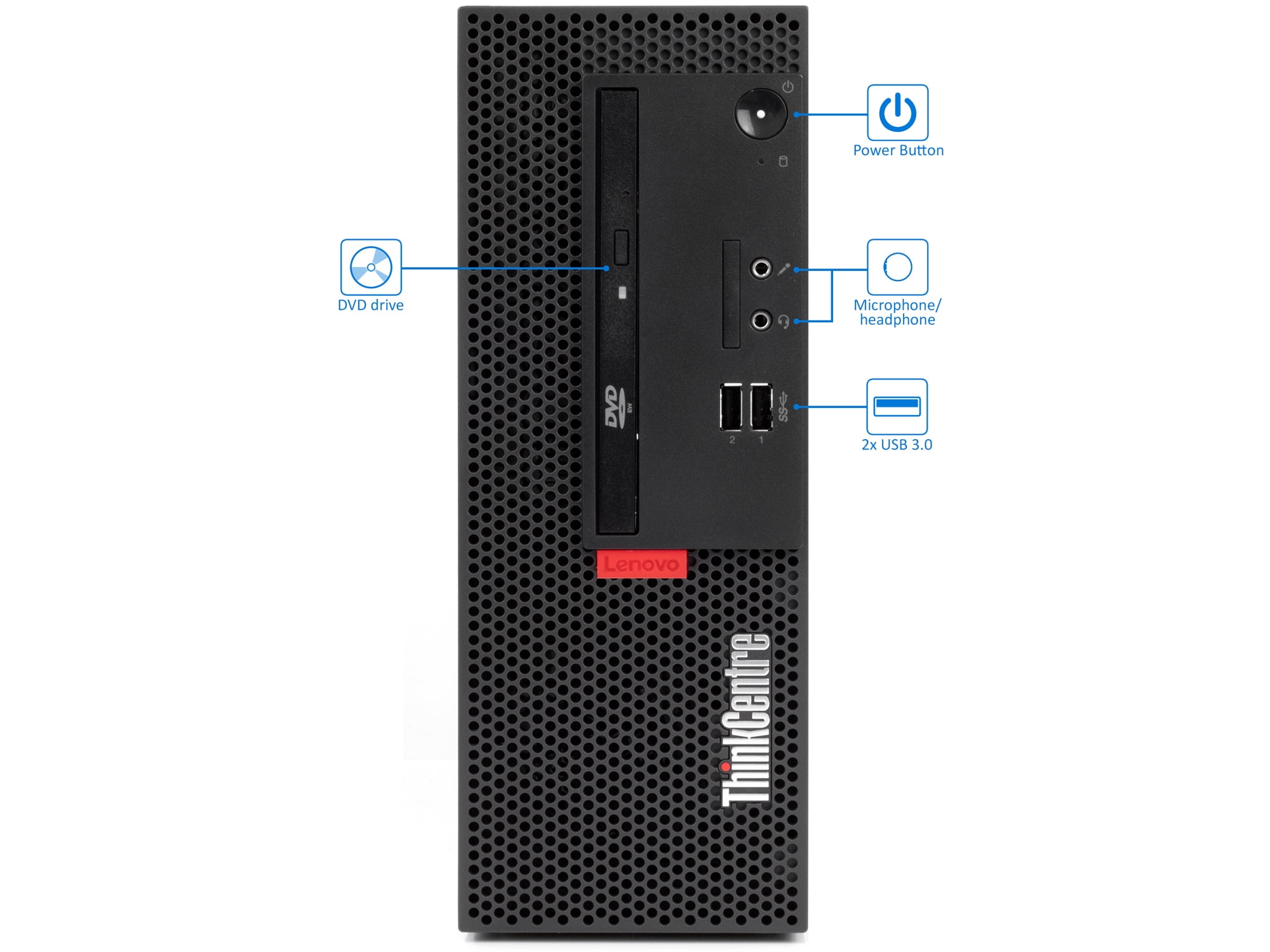Lenovo ThinkCentre M710e Desktop, Intel Core i5-7400 Upto 3.5GHz