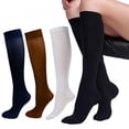 thumbnail image 2 of EIMELI 3 Pairs Knee High Graduated Compression Socks for Men & Women - BEST Stockings for Running  Medical  Athletic  Diabetic  Swelling  Varicose Veins  Travel, 2 of 7