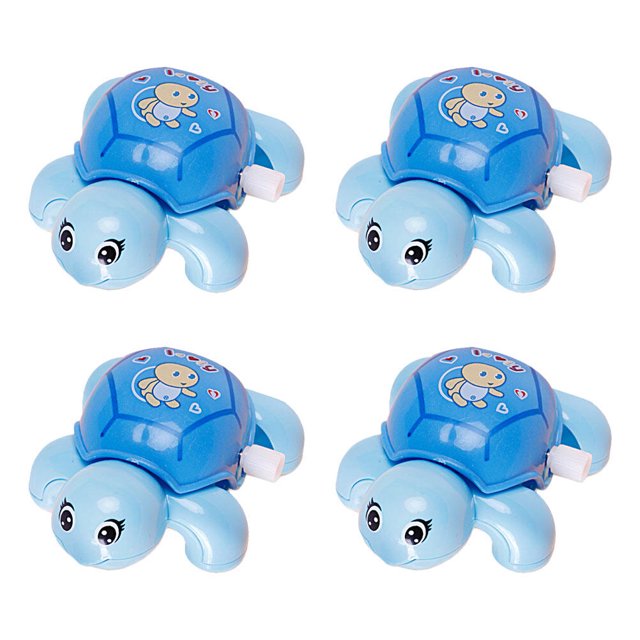 4 Pcs Jouets Tortue à Remontoir Jouet de Dessin Animé Amusant pour Enfants