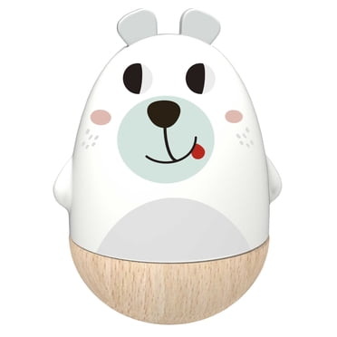 TOOKYLAND Ours à Remontoir Musical Wobbler - Jouet Gobelet en Poly Roly, 12 M+