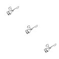 thumbnail image 3 of relayinert Culbuto Pince à Cils Pince à Épiler Coupe-Cil pour Outils de Bouclage Naturels A6 chrome Ensemble de 3, 3 of 6