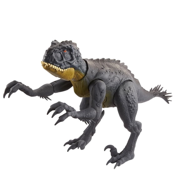 Figurine articulée et sonore Dinosaure Scorpios Rex Jurassic World, inspirée de la série «La Colo du Crétacé», avec mouvements de patte et de queue et rugissement, cadeau pour enfants à partir de 4 an