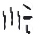 thumbnail image 2 of 3 Pcs Brosse à Cils Pliable Peigne Mini Peigne à Sourcils Outils de Maquillage (Noir), 2 of 7