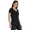 thumbnail image 2 of Inkmeso Inkmeso T-shirt à Encolure Dégagée pour Femmes à Manches Courtes d'Été, T-shirt Basique, 2 of 7