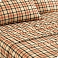 thumbnail image 2 of Bare Home Ensemble de Draps en Flanelle - 100 % Coton - Poche Profonde - Très Grand Simple, Carreaux Red Lodge, 3 Pcs, 2 of 6