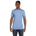 thumbnail image 2 of Hanes Nano-T Men`s T-shirt, M, Light Blue, 2 of 5