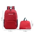 thumbnail image 3 of RXIRUCGD Lightweight Hiking Backpack 20L - Water Resistant Small Backpack Packable Daypack for Women Men Red, 3 of 6