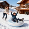 thumbnail image 4 of LSLJS Traîneau Tubulaire pour la Neige - Jouet de Luge d'Hiver Gonflable avec Poignées, 4 of 6