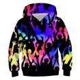 thumbnail image 1 of RXIRUCGD Chemise pour Enfants à Manches Longues Motif T-shirt Imprimé Col Rond Cool Garçon Sweat à Capuche (Multicolore, Taille : 11 Ans), 1 of 3