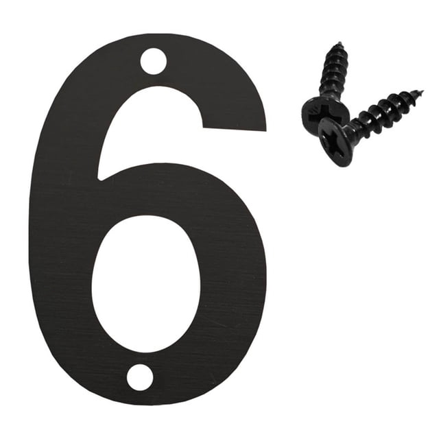 Garden Decor for Outside,4.7 in Floating Address House Number Modern Metal Letters Garden Garage Mailbox Decor Number Nail Kit Visual Sign,House Numbers for Outside