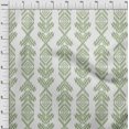 thumbnail image 4 of oneOone Cotton Cambric Light Green Fabric Aztech Craft Projects Decor Fabric Printed By The Yard 42 Inch Wide, 4 of 4