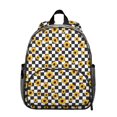 thumbnail image 1 of Yellow Rustic Students Backpack - Boho Sunflower and Butterfly Design with Vintage Floral and Bee Pattern, Durable Lightweight Oxford Fabric for School Use, 1 of 1