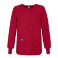 thumbnail image 3 of Adar Universal Women's Round Neck Warm-Up Scrub Jacket, Available in 39 Colors, 3 of 5