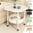 thumbnail image 1 of YYV Mini Table Easy Small Apartment Bedside Table Small Table Black, 1 of 9