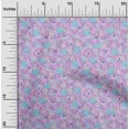 thumbnail image 1 of oneOone Polyester Lycra Fabric Dot & Flower Floral Fabric Prints by Yard 56 Inch Wide, 1 of 4