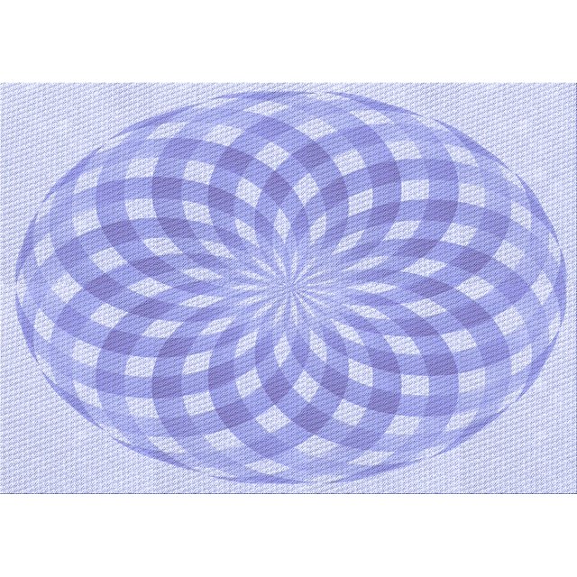 Ahgly Company Machine Washable Indoor Rectangle Transitional Heavenly Blue Area Rugs, 2' x 5'
