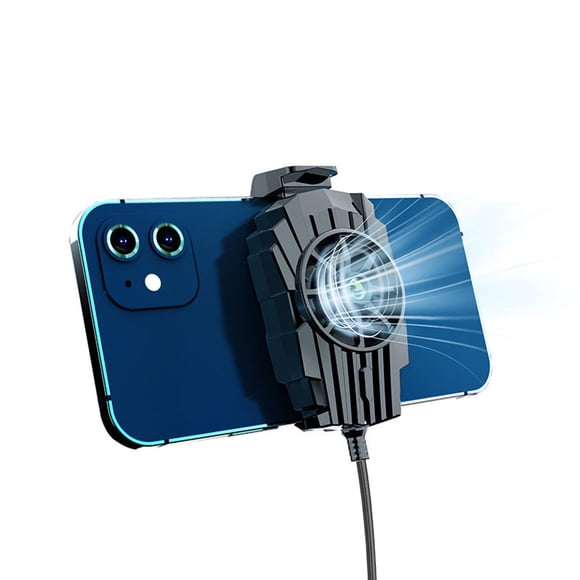 Mobile Phone Cooler Phone Radiator Back Clip Phone Game Cooling Fan Mobile Phone Radiator Cooler Phone Game Cooling Fan Heat Sink Back Clip For Live StreamingG6 Radiator