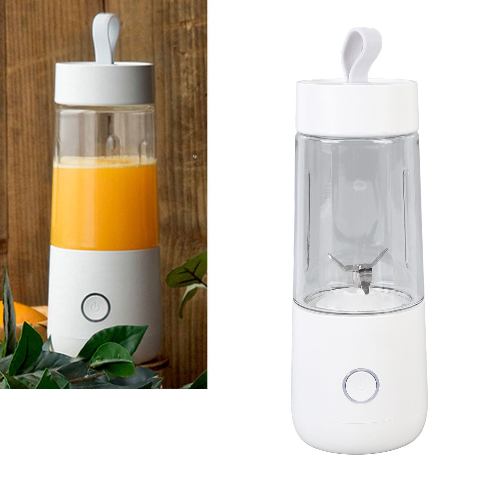 Rechargeable Portable Blender, Time Saving 350ML Easy To Wash Versatile Cordless Portable Blender Lightweight  for Travel